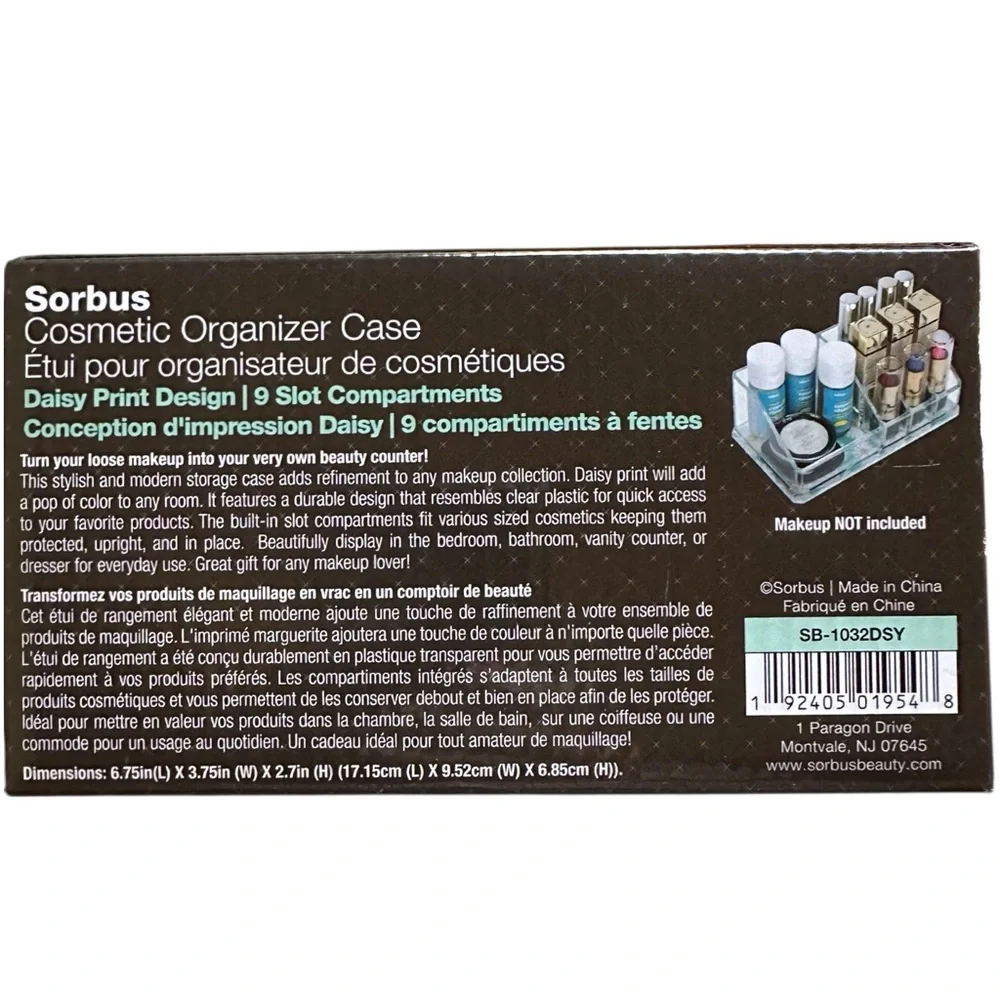 Sorbus Cosmetic Organizer Case